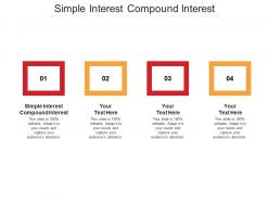 Simple interest compound interest ppt powerpoint presentation infographic template design templates cpb