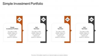 Simple Investment Portfolio In Powerpoint And Google Slides Cpb