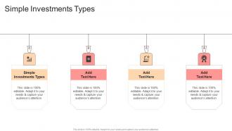 Simple Investments Types In Powerpoint And Google Slides Cpb