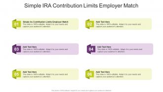 Simple Ira Contribution Limits Employer Match In Powerpoint And Google Slides Cpb