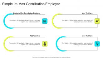 Simple Ira Max Contribution Employer In Powerpoint And Google Slides Cpb