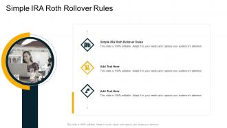 Simple Ira Roth Rollover Rules In Powerpoint And Google Slides Cpb