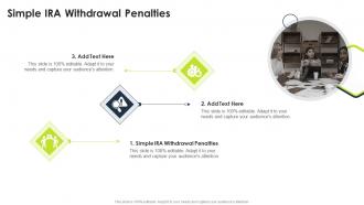 Simple Ira Withdrawal Penalties In Powerpoint And Google Slides Cpb