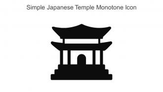 Simple Japanese Temple Monotone Icon In Powerpoint Pptx Png And Editable Eps Format