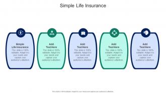 Simple Life Insurance In Powerpoint And Google Slides Cpb