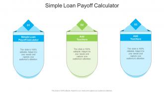 Simple Loan Payoff Calculator In Powerpoint And Google Slides Cpb