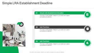 Simple LRA Establishment Deadline In Powerpoint And Google Slides Cpb