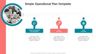 Simple Operational Plan Template In Powerpoint And Google Slides Cpb