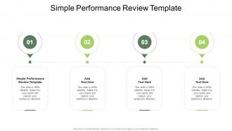 Simple Performance Review Template In Powerpoint And Google Slides Cpb