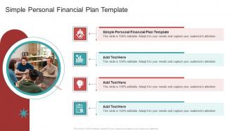 Simple Personal Financial Plan Template In Powerpoint And Google Slides Cpb