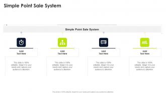 Simple Point Sale System In Powerpoint And Google Slides Cpb
