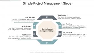 Simple Project Management Steps In Powerpoint And Google Slides Cpb