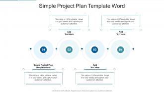 Simple Project Plan Template Word In Powerpoint And Google Slides Cpb