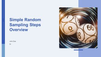 Simple Random Sampling Steps Overview PPT Sample AT
