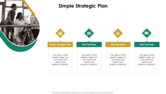 Simple Strategic Plan In Powerpoint And Google Slides Cpb