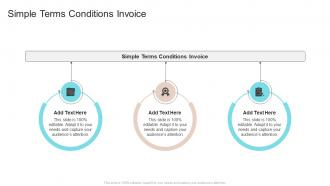 Simple Terms Conditions Invoice In Powerpoint And Google Slides Cpb