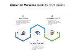 Simple text marketing guide for small business