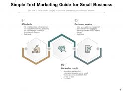 Simple Text Organizing Marketing Business Service Mobile Phone