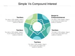 Simple vs compound interest ppt powerpoint presentation outline skills cpb