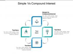 Simple vs compound interest ppt powerpoint presentation professional slide download cpb