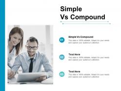 Simple vs compound ppt powerpoint presentation outline example topics cpb