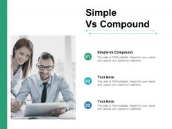 Simple vs compound ppt powerpoint presentation portfolio grid cpb