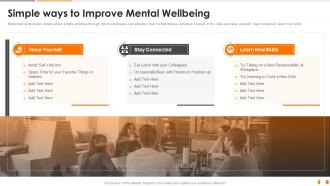 Simple ways to improve mental wellbeing health and fitness playbook