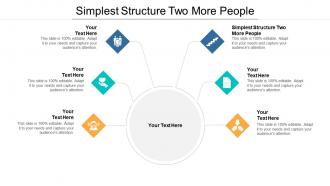 Simplest structure two more people ppt powerpoint presentation portfolio deck cpb