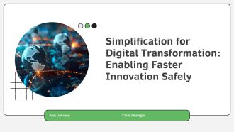 Simplification For Digital Transformation Enabling Faster Innovation Safely PPT Presentation AT