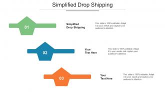Simplified Drop Shipping Ppt Powerpoint Presentation Infographics Designs Cpb