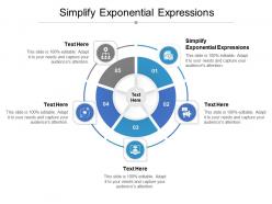 Simplify exponential expressions ppt powerpoint presentation ideas template cpb