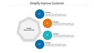 Simplify improve customer ppt powerpoint presentation inspiration deck cpb