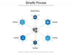 Simplify process ppt powerpoint presentation summary show cpb