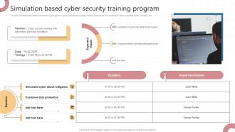 Simulation Based Cyber Security Training Program