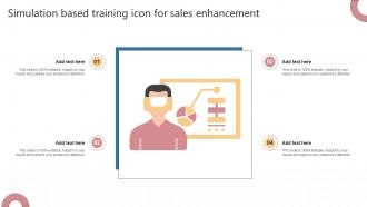 Simulation Based Training Icon For Sales Enhancement