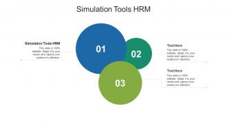 Simulation tools hrm ppt powerpoint presentation icon graphics pictures cpb