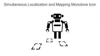 Simultaneous Localization And Mapping - Simultaneous Localization And Mapping Monotone Icon In Powerpoint Pptx Png And Editable Eps Format Slide01 