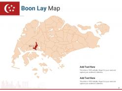 Singapore country and states map powerpoint template