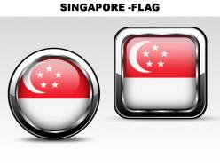 Singapore country powerpoint flags