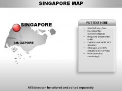 Singapore country powerpoint maps