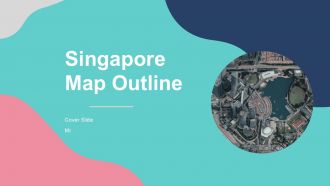 Singapore Map Outline PPT Template ST AI