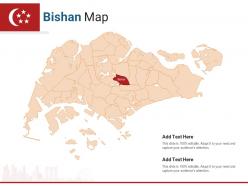 Singapore states bishan map powerpoint presentation ppt template