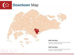 Singapore states downtown map powerpoint presentation ppt template