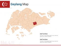 Singapore States Geylang Map Powerpoint Presentation PPT Template