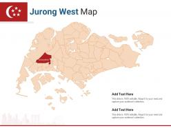 Singapore states jurong west map powerpoint presentation ppt template