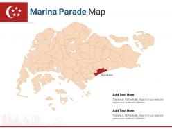 Singapore states marina parade map powerpoint presentation ppt template
