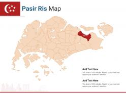 Singapore states pasir ris map powerpoint presentation ppt template