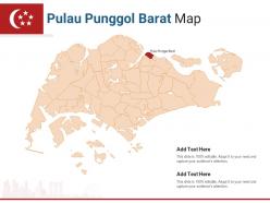 Singapore states pulau punggol barat map powerpoint presentation ppt template