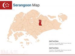 Singapore states serangoon map powerpoint presentation ppt template