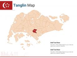 Singapore states tanglin map powerpoint presentation ppt template